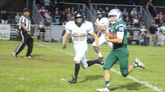 THS football, Eagles, Jordan Bernal, Penny Fuentes