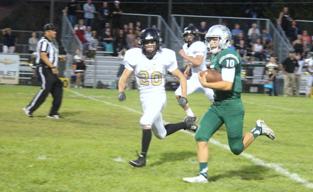 THS football, Eagles, Jordan Bernal, Penny Fuentes