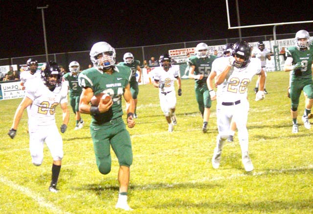 THS football, Eagles, Michael Capelli, Penny Fuentes