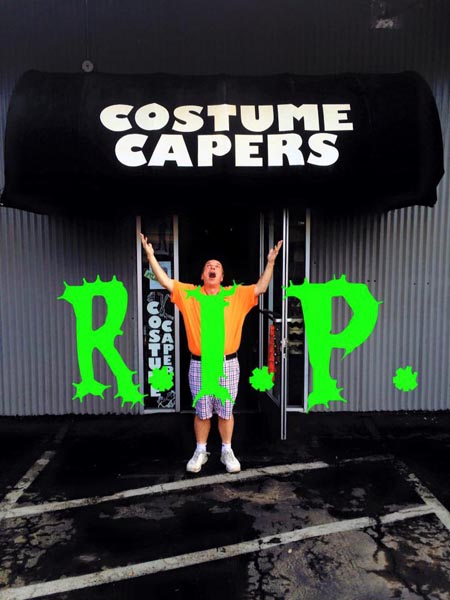 costume capers closing