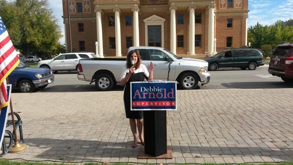 Debbie Arnold has officially announced her campaign for re-election. Photos by Teresa Turner.