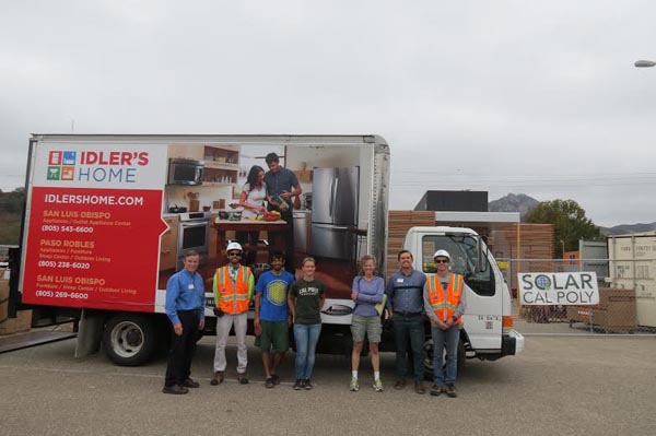 idlers donates to solar cal poly