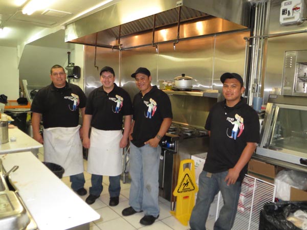 Owned by four cousins, Alberto, Janny, Enrique and Juan, AJ's Kitchen exceeds their motto, Fast and Fresh, by cooking food, "like your Mom used to make." Photo from Facebook.