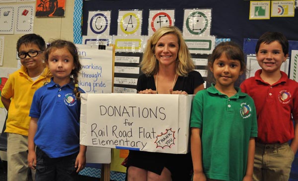 Donations for rail road flat elementary