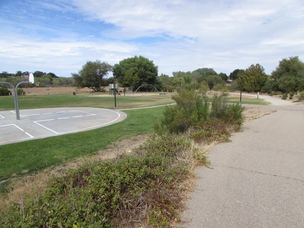 The view of Lawrence Moore Park from the entrance. Photos by Jackie Iddings.