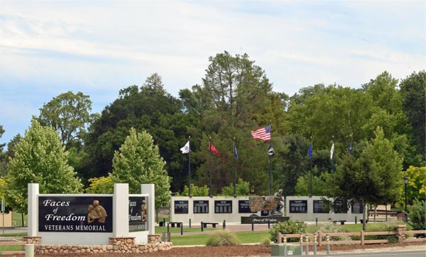 Faces of freedom memorial Atascadero