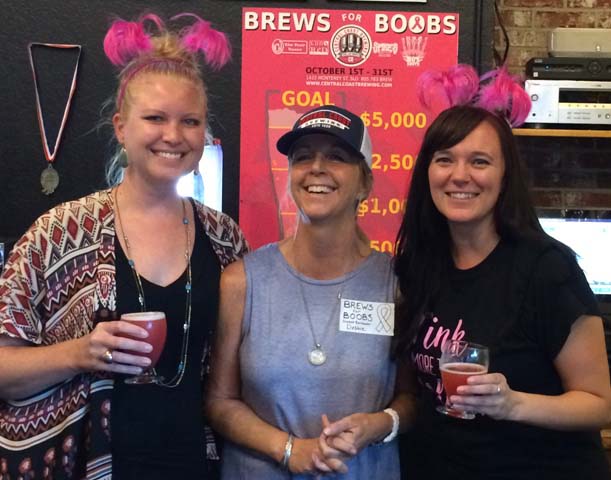 Cancer Support Community, Brews for Boobs, Breast Cancer Awareness Month, Central Coast Brew
