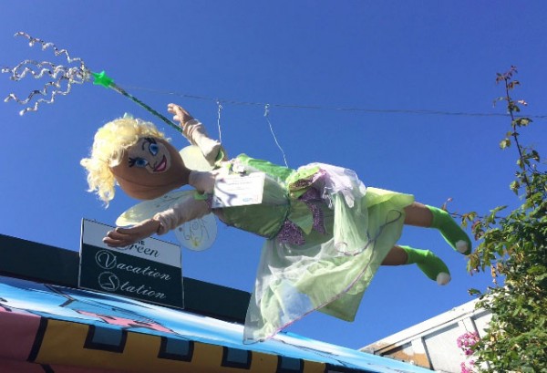Flying fairy floats above Breen Vacation Station. Photo by Meagan Friberg