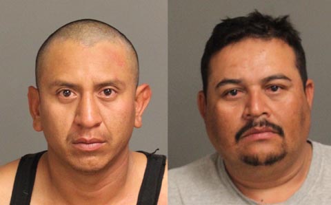 Deputies arrested 28-year-old Genaro Rendon Zamora (left) and 35-year-old Hector Flores Hernandez
