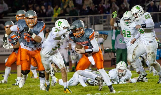 Atascadero Greyhounds, AHS football, Rick Evans, Carson Rinkenberger