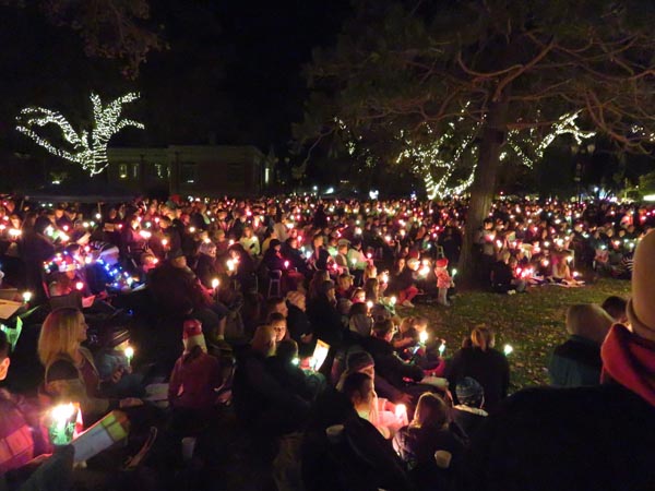 Holiday lighting ceremony paso robles 2015