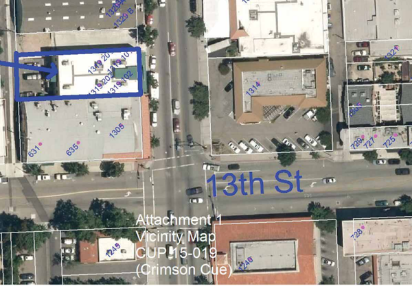Proposed location of billiards hall paso robles