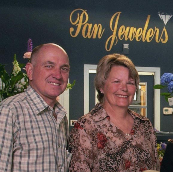 Owners of Pan Jewelers Nick and Pat Sherwin.