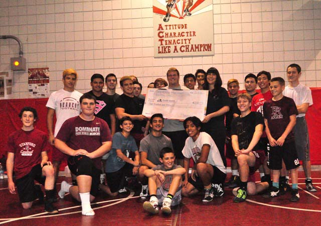 Paso Robles Wrestling Team, Bearcat Wrestlers, PRHS, Food Bank Coaltion of SLO County, Meagan Friberg