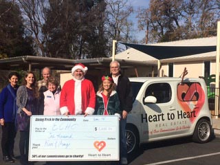 Heart to Heart gifted $1,000 to the El Camino Homeless Organization.