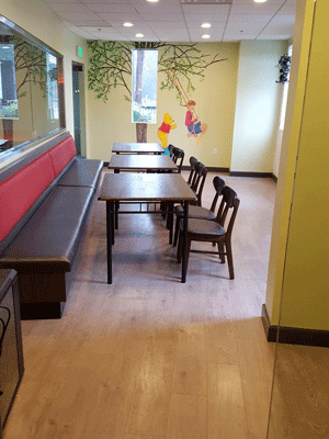 The restaurant will include a kids lounge that will have books and toys.