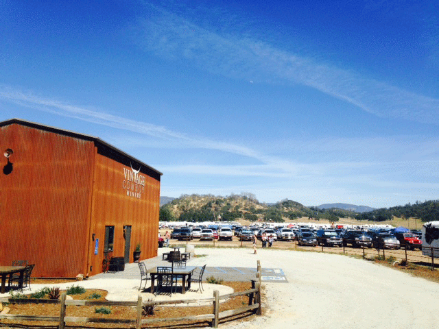 Vintage Cowboy Winery tasting room in Pozo.