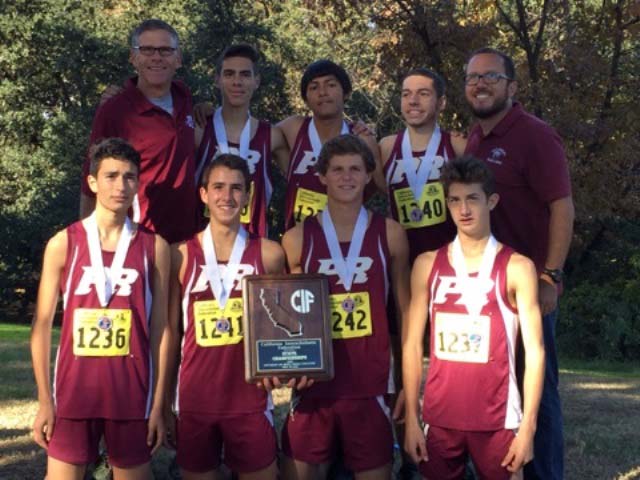 PRHS cross country, Ivan Huff, Damian Navarro, Pablo Cortes, Taylor Bedrosian, Jon-Paul Ewing, Luis Armendariz, Gannon Chamberlain, Josh Potter, Trad Berti, Bearcat runners