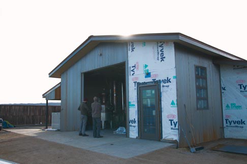 Bethel Rd Distillery construction in progess