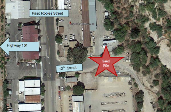 Sandbag locations Paso Robles