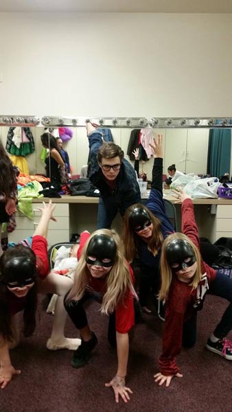PRYAF students rehearsing for the upcoming performances.