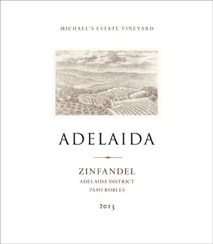 2013 Adelaida Zinfandel Michael's Front