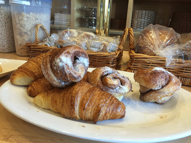 Back Porch Bakery provides breakfast pastries for Carlton Hotel guests. Photo by Heather Young