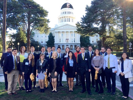 cal poly students at calif capitol