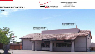 cell phone site at Vina Robles