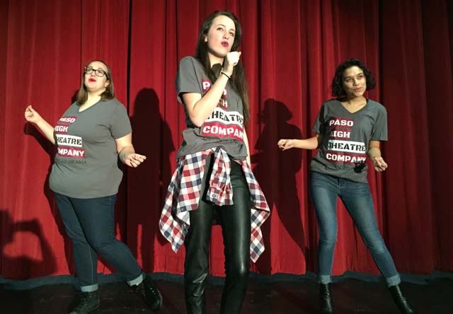 Paso High Theatre Company, Advanced Drama, Broadway Bound Workshop, Marcy Goodnow, Destinee Perrette, Maycee Ham, Amber Burgh