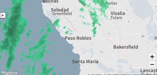 Radar from Weather Underground as of 7:15 Wednesday morning.