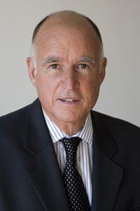 California Governor Jerry Brown.