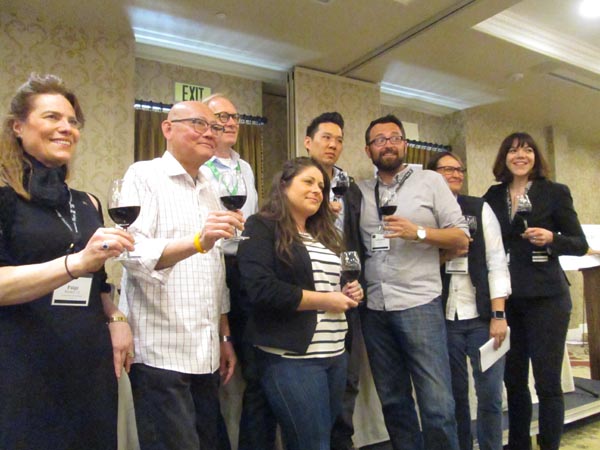 Sommelier team of Judgment of Paso session.