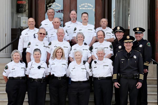 Members of the Paso Robles Police Department's Community Volunteer Patrol Program.