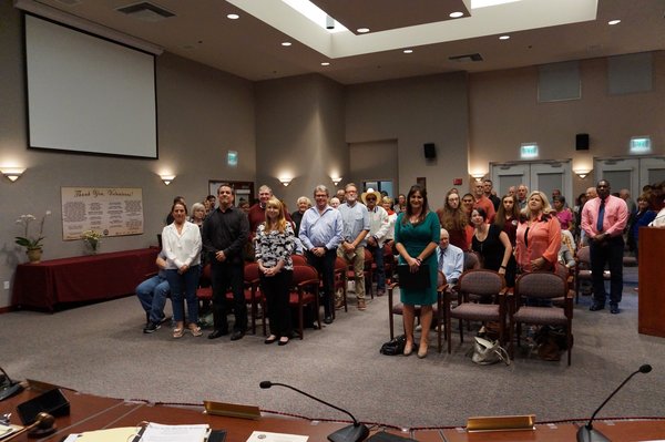 City volunteers thanked