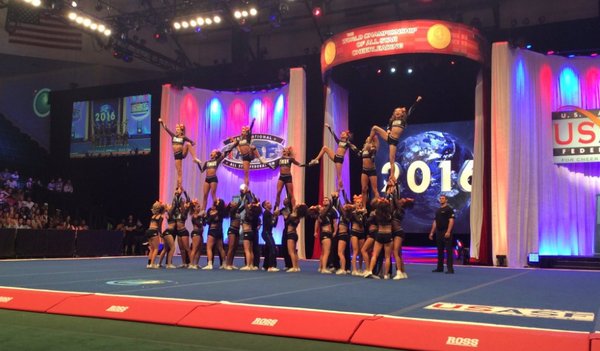 Jessica Bartlett The Cheerleading Worlds 2016