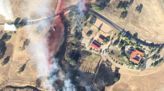 Fire at Irongate, Creston