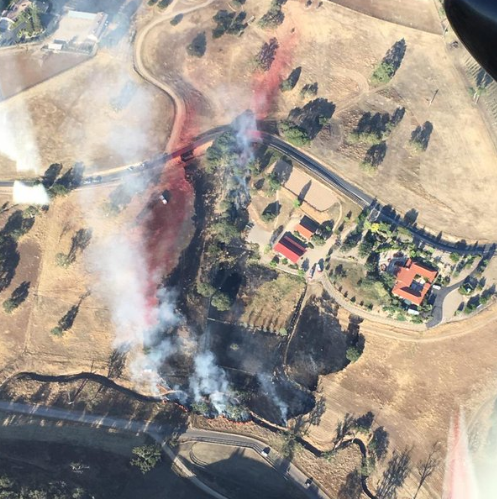 Fire at Irongate, Creston