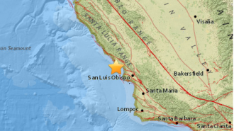 Earthquake Cayucos