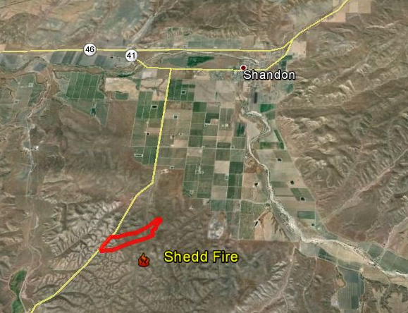 Map from Cal Fire Twitter.