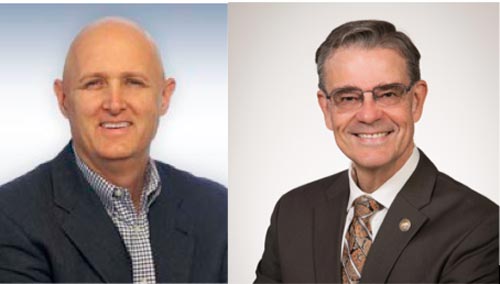 John Peschong and Steve Martin