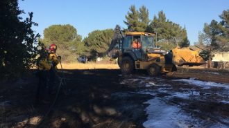 Paso Robles vegetation fire