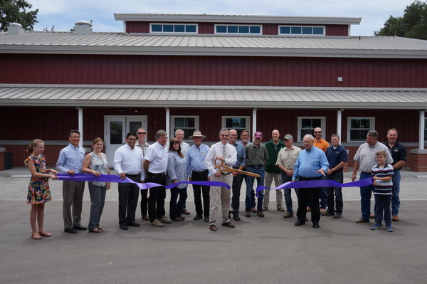Wastewater Treatment Plant Ribbon Cutting