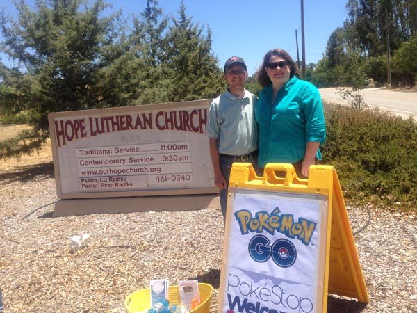 Pastors Liz and Ryan Radtke of Hope Lutheran Church in Atascadero .