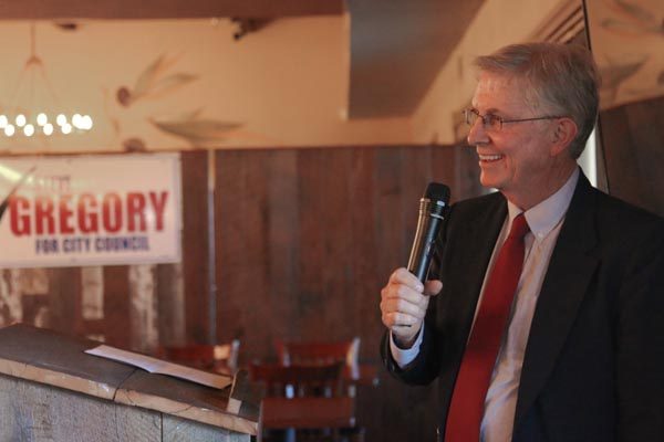 Steve Gregory announced his campaign for a second term on the Paso Robles City Council.
