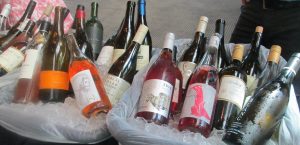 Selection of white and Rosé wines were a welcome relief on a warm summer day.