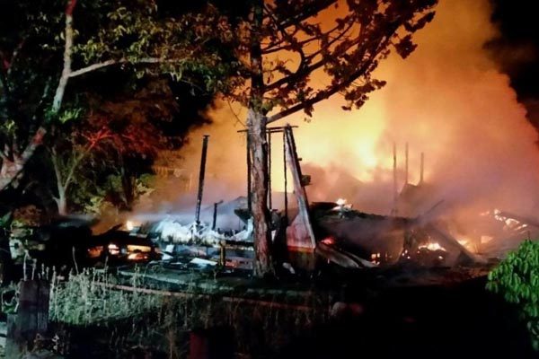 House lost in fire