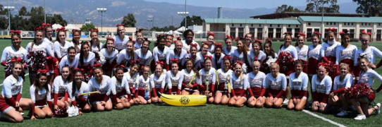 Paso cheerleaders at camp