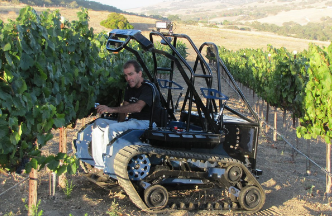 Mark McCue on San Miguel vineyards. Photo from Faces of Spina Bifida.
