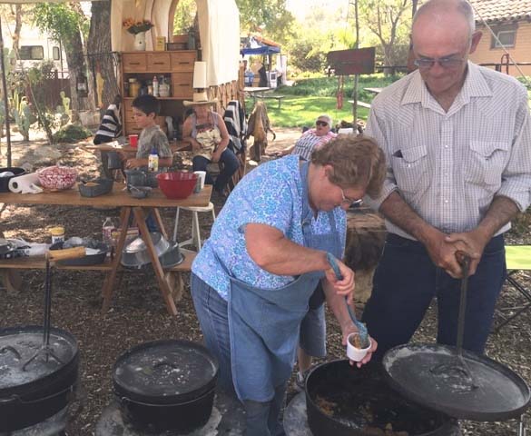 Monte Mills, Rios-Caledonia Adobe, Caledonia Days, Dutch Oven Cook-off, San Miguel